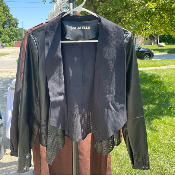 Bagatelle Black Moto Jacket - Picture 2 of 6